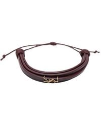Saint Laurent - Necklaces - Lyst