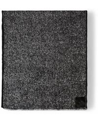 Calvin Klein - Black And White Polyester Scarf - Lyst