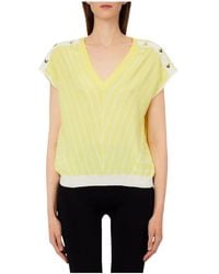 Liu Jo - V-Neck Knitwear - Lyst
