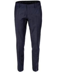 Roy Robson - Broeken ,Blauw ,Wol Blauwe Slim Fit Herenbroek - Lyst