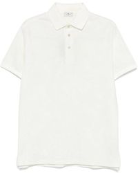 Etro - Tops ,Wit ,Katoen Polo Shirt Met Paisley Print - Lyst