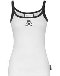 Philipp Plein - Tank Top Skull&Bones - Lyst