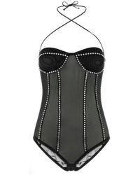 Oséree - Square-Neck One Piece Badpak - Lyst