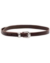 Our Legacy - Accessoires ,Bruin ,Leer 2 Cm Riem - Lyst