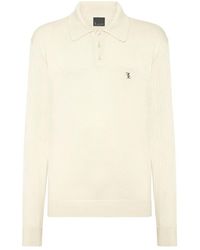 Billionaire - Gebreide Pullover Polo-Neck Ls - Lyst