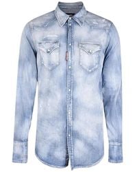 DSquared² - Denim Shirts - Lyst