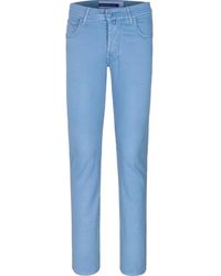 Jacob Cohen - Slim-fit denim jeans in himmelblau - Lyst