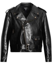 Balmain - Leather Jackets - Lyst