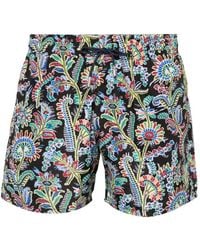 Etro - Zwembroek Met Paisley-Print - Lyst