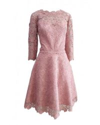 Ermanno Scervino Vest M/l Vuelo Guipur - Roze