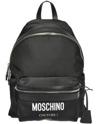 Moschino - Stilvoller schwarzer rucksack für männer - Lyst