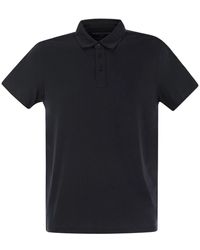 Majestic Filatures - Majestic short sleeved polo shirt in lyocell - Lyst