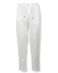Kiton - Slim-Fit Trousers - Lyst