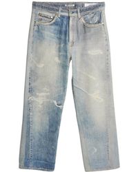 Our Legacy - Jeans ,Blauw ,Denim Digital Denim Print Third Cut Jeans - Lyst