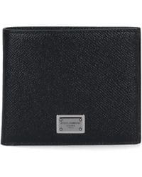 Dolce & Gabbana - Dolce&Gabbana Wallet With Logo Plaque - Lyst