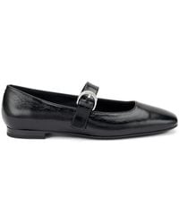 Frau - Schwarze Ballerinas Mit Quadratischer Spitze - Lyst