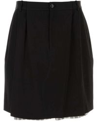 NAMACHEKO - Korte Broeken ,Zwart ,Wol Tidan Bermuda Shorts - Lyst