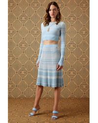 Elisabetta Franchi - Round-Neck Knitwear - Lyst