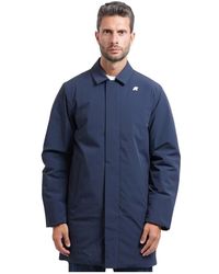 K-Way - Single-Breasted Coats - Lyst