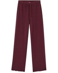 American Vintage - Broeken ,Rood ,Katoen Atubay Wijde Broek - Lyst