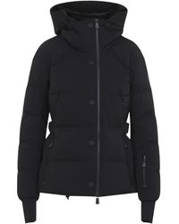 Moncler - Jassen ,Zwart ,Leer Guyane Jacket - Lyst