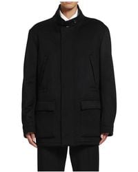 Lardini - Jassen ,Zwart ,Kasjmier Field Jacket - Lyst