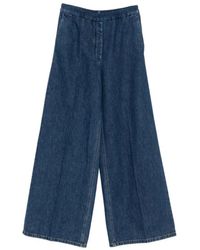 forte_forte - Jeans ,Blauw ,Wide Jeans - Lyst