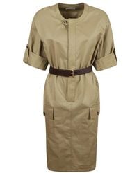 Saint Laurent - Kleedjes ,Katoen Jurk Robe - Lyst