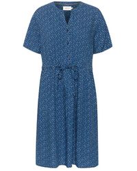 Cream - Tierhaut blaues kleid - Lyst