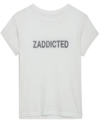 Zadig & Voltaire - Camisetas y polos blancos colección - Lyst