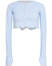 LoveShackFancy - Laudie Korte Sporttop - Lyst