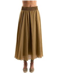 Marella - Rokken ,Groen ,Midi Rokken - Lyst