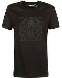Max Mara - Tops ,Zwart ,Katoen Cotton Jersey T-Shirt - Lyst