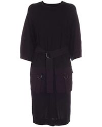 DKNY - Slv -Jurk Met Riem - Lyst