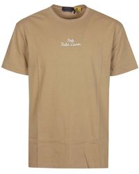 Ralph Lauren - Lässiges baumwoll-t-shirt - Lyst