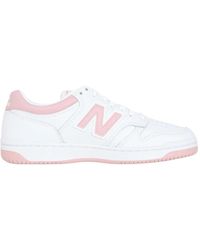 New Balance - Zapatillas blancas y rosas - Lyst