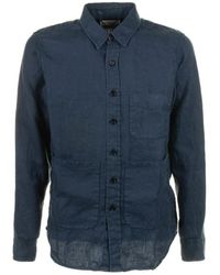 Aspesi - Overhemden ,Blauw ,Casual Shirts - Lyst