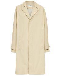 MM6 by Maison Martin Margiela - Single-Breasted Classic Coat - Lyst