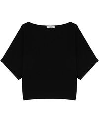 Alpha Studio - Scollo Barca/Manche Kimono - Lyst