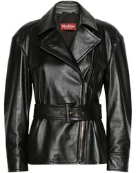 Max Mara - Leather Jackets - Lyst