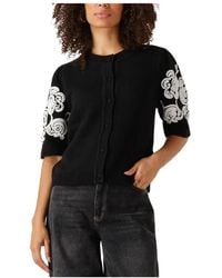 Object - Zwarte Gebreide Vest Voor Vrouwen - Lyst