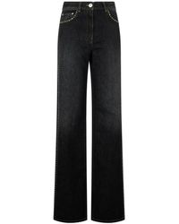 Versace - Wide Jeans - Lyst
