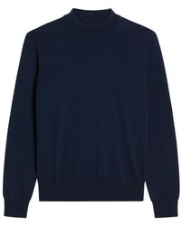 Paolo Pecora - Grauer Merino Sweater Mock Neck - Lyst