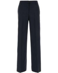 PT Torino - Broeken ,Blauw ,Leer Francoise Pant - Lyst