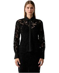 Twinset - Kanten Blouse Met Top - Lyst