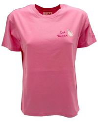 Mc2 Saint Barth - Camiseta y polo rosa catwoman - Lyst
