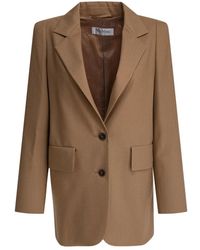 Max Mara - Kitten Blazer Effen Kleur - Lyst
