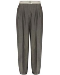 Versace - Wol-Mohair Broek - Lyst