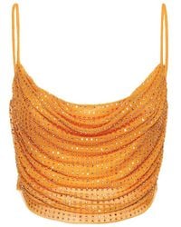 Self-Portrait - Sleeveless Tops - Lyst