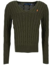 Polo Ralph Lauren - Cable-Knit V-Neck Pullover - Lyst